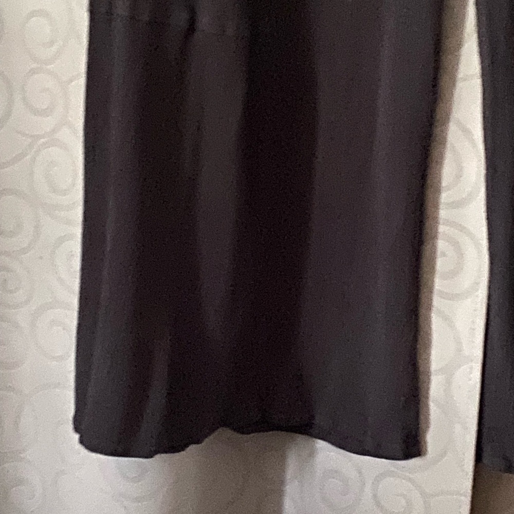 G.I.L.I. Black Wide Leg Pants with Flowing Silhouette size XL - Picture 2 of 8